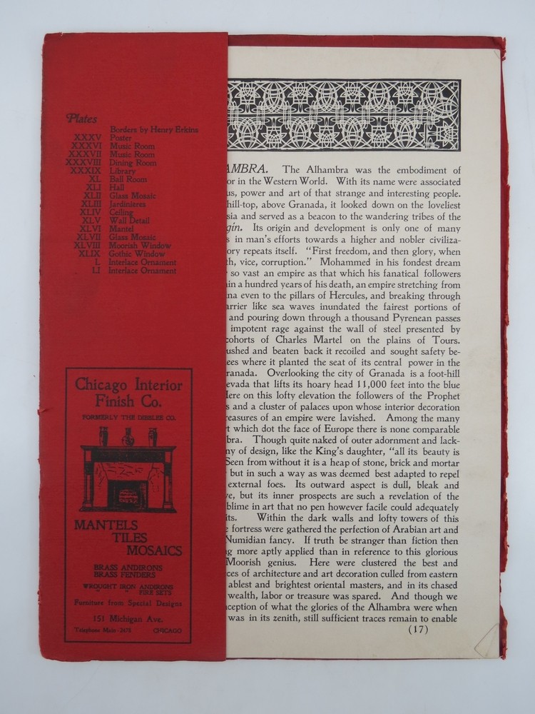 1898 FORMS & FANTASIES MAGAZINE SHEPLEY, RUTAN & COOLIDGE & HENRY ERKINS ARCHITECTURAL DESIGNS AND MORE