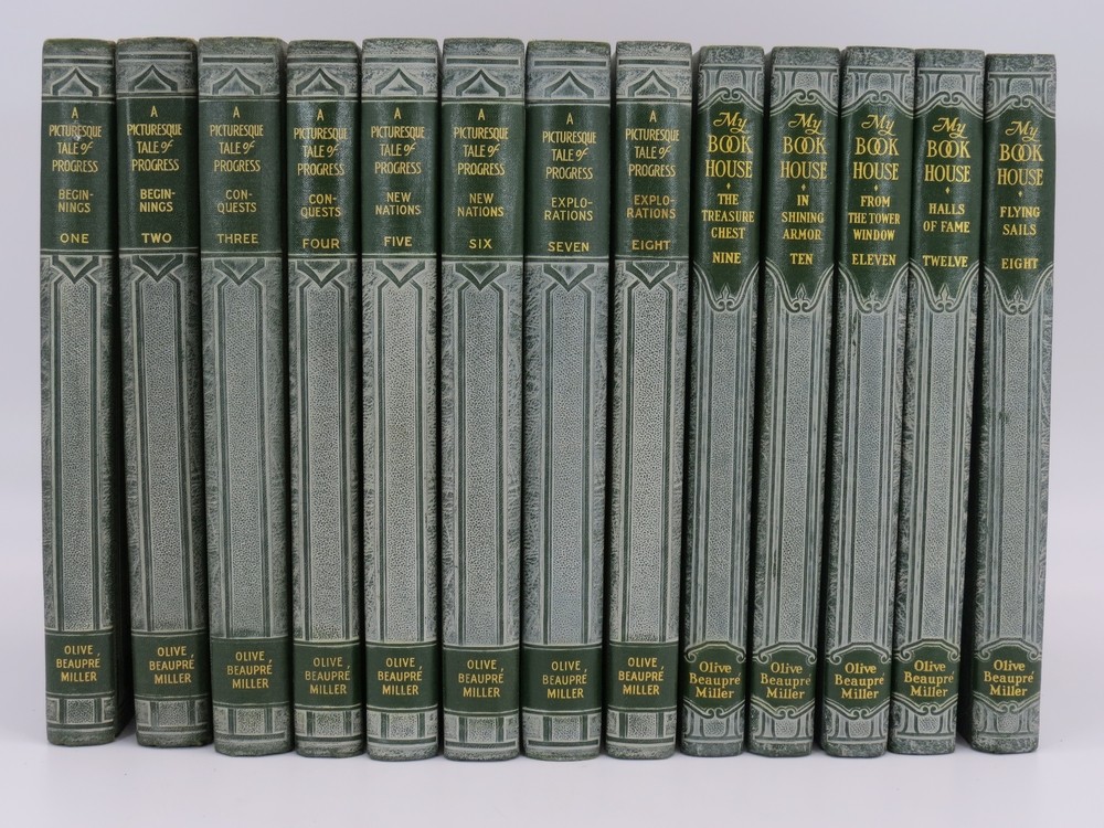 A PICTURESQUE TALE OF PROGRESS / MY BOOK HOUSE (COMPLETE 13 VOLUME SET)