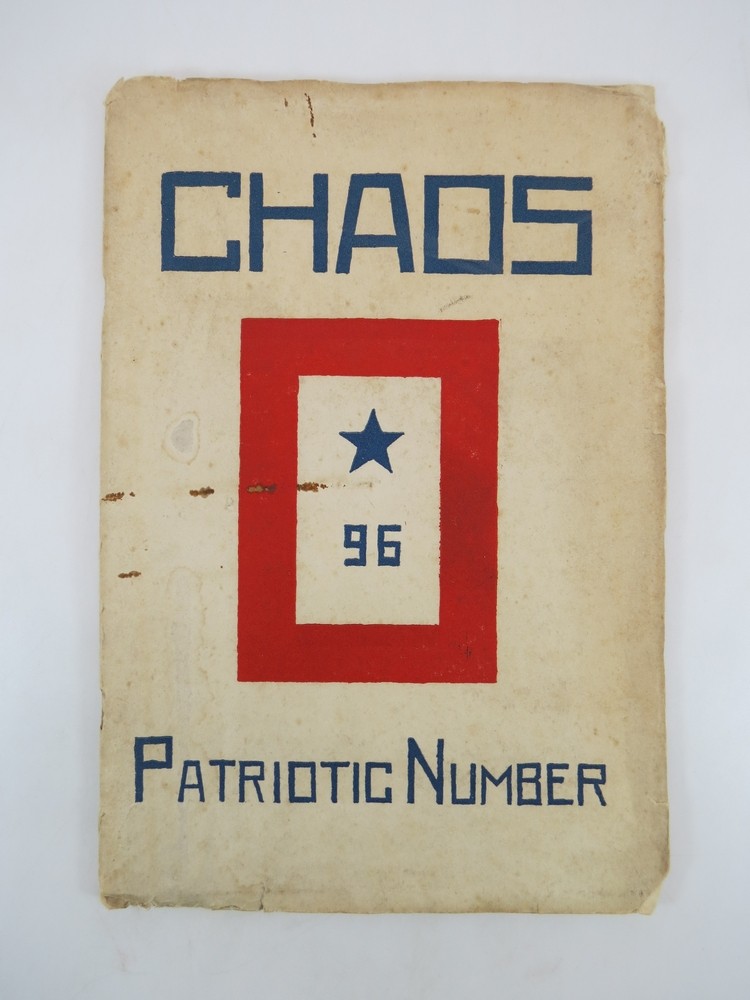 CHAOS: STUDENTS PUBLICATIONS OF DETROIT UNIVERSITY SCHOOL Patriotic Number 96