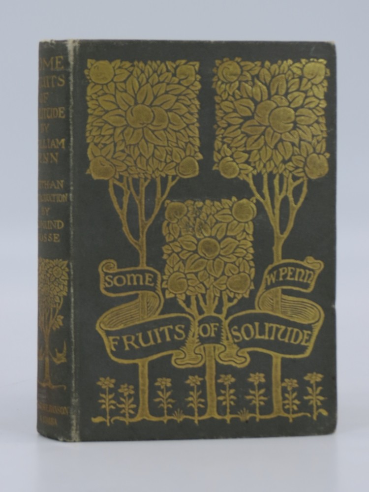 FRUITS AND SOLITUDE IN REFLECTIONS AND MAXIMS (FINE DECORATIVE BINDING)