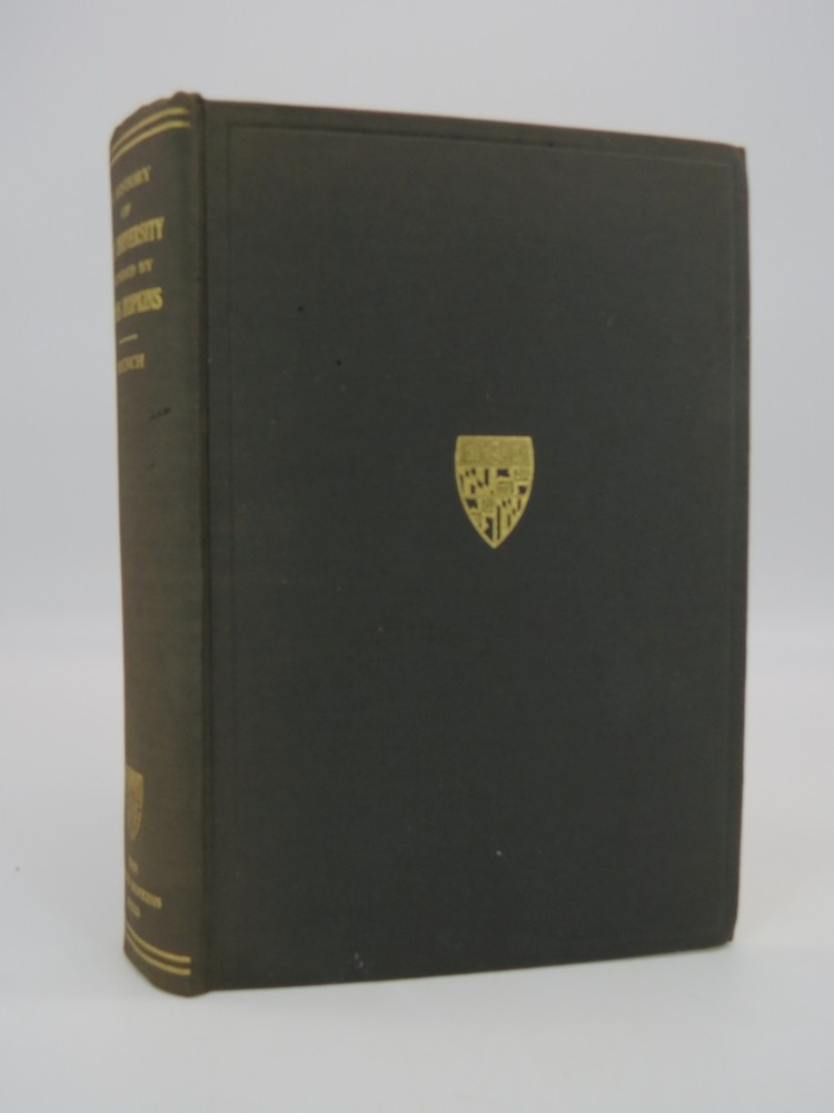 A HISTORY OF THE UNIVERSITY FOUNDED BY JOHNS HOPKINS