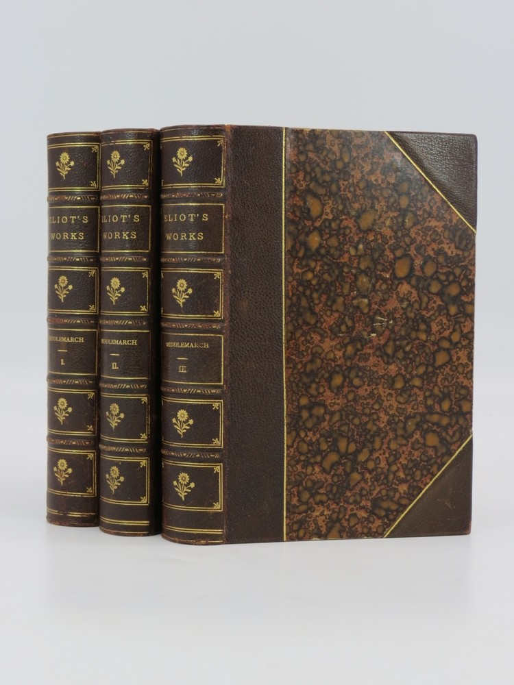 MIDDLEMARCH (LEATHER BOUND, COMPLETE IN 3 VOLUMES)