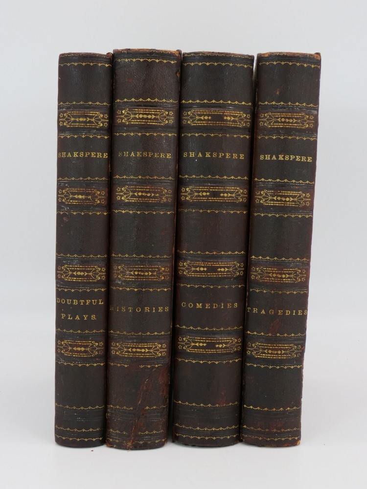 THE COMPLETE WORKS OF WILLIAM SHAKSPERE [SHAKESPEARE] (COMPLETE 4 VOLUME SET)