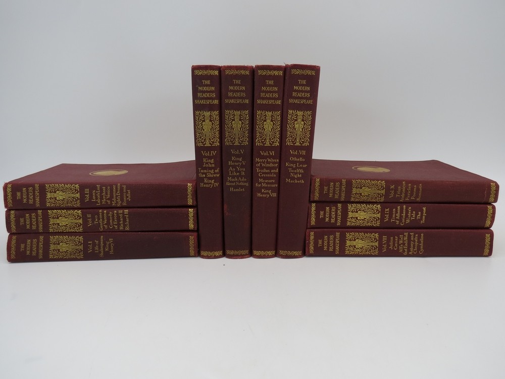 THE MODERN READERS SHAKESPEARE (COMPLETE 10 VOLUME SET)