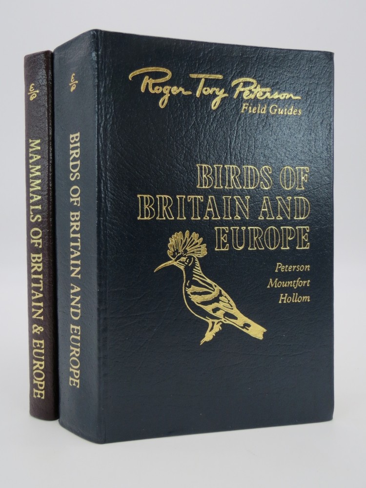 BIRDS OF BRITAIN AND EUROPE & MAMMALS OF BRITAIN & EUROPE (2 VOLUMES) Roger Tory Peterson Field Guides