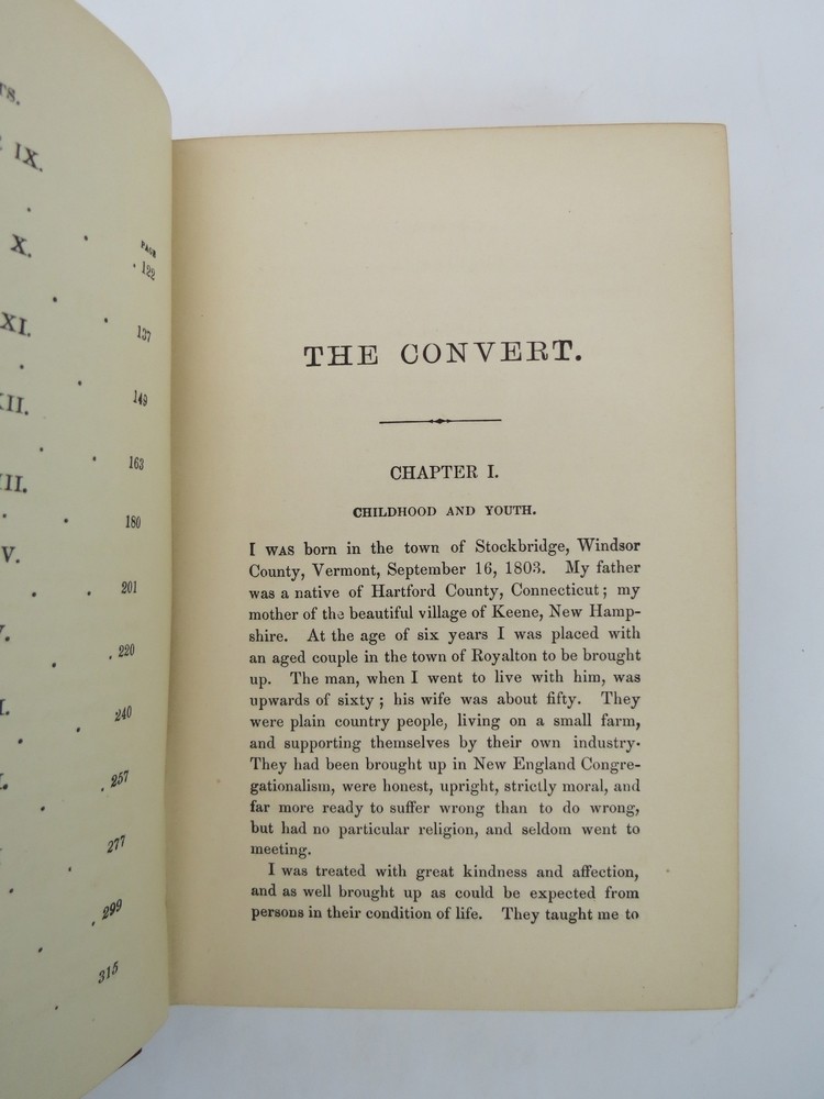 THE CONVERT Or, Leaves from My Experience