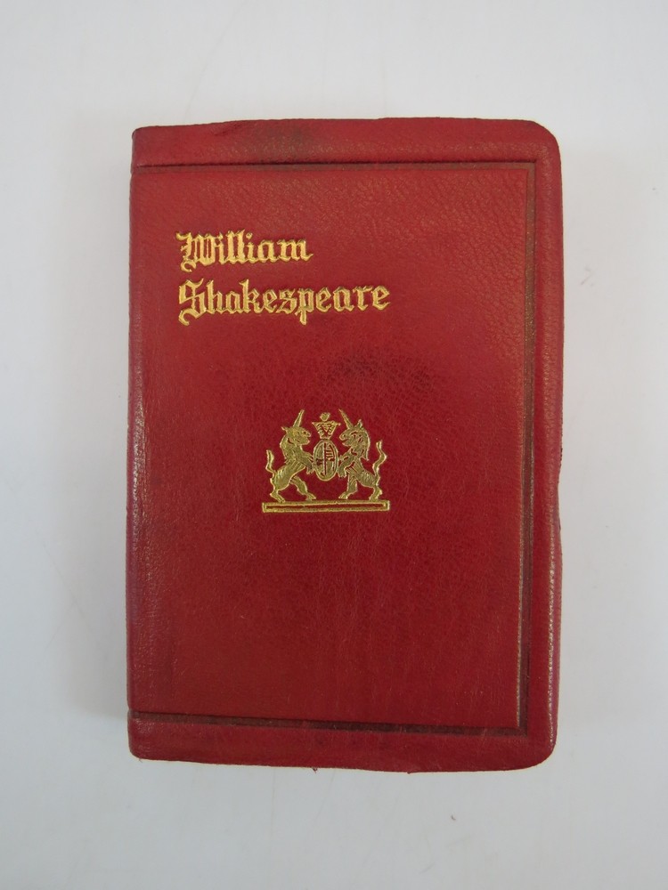 THE COMEDY OF ERRORS (MINIATURE LEATHER BOOK)