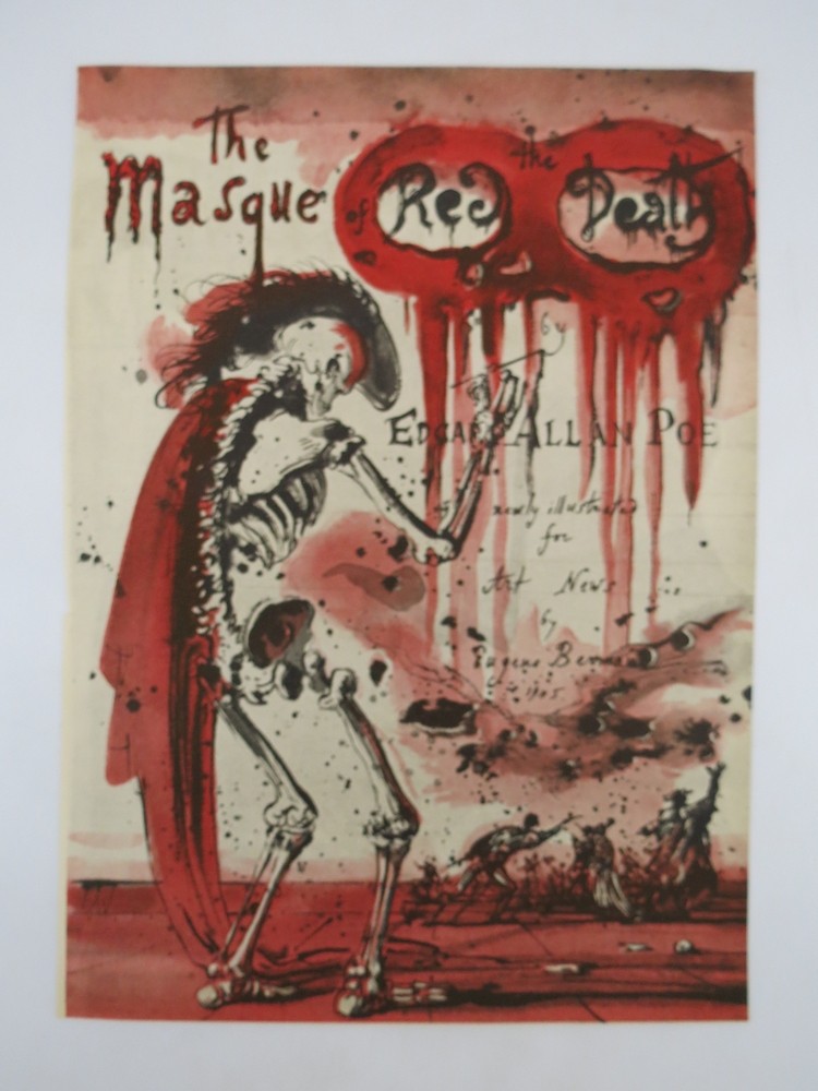 1946 EUGENE BERMAN ILLUSTRATIONS MASQUE OF RED DEATH BY EDGAR ALLAN POE