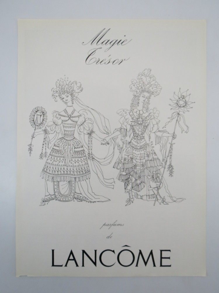 1956 MAGIE TRESOR PARFUMS DE LANCOME PERFUME FRENCH AD