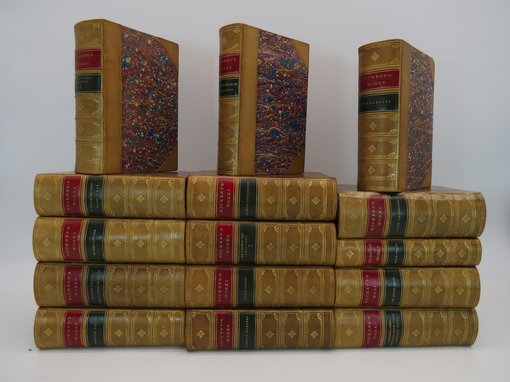 Image for WORKS OF CHARLES DICKENS (15 VOLUME LEATHER BOUND SET) WORKS OF CHARLES DICKENS (15 VOLUME LEATHER BOUND SET)
