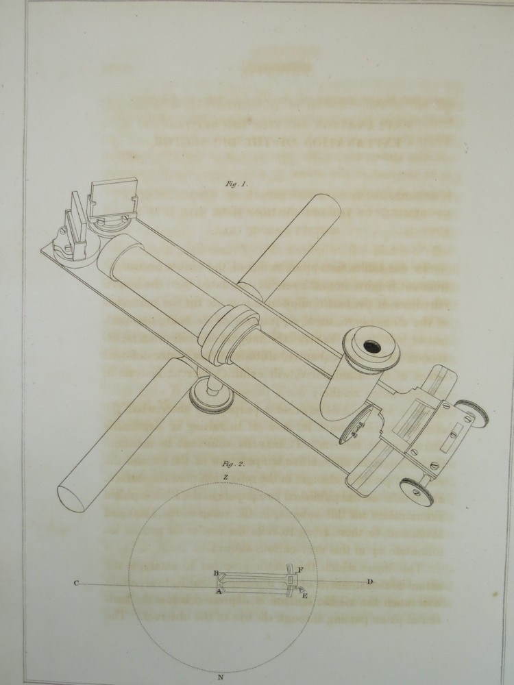 ORIGINAL 1818 WOLLASTON'S DIP SECTOR ENGRAVING