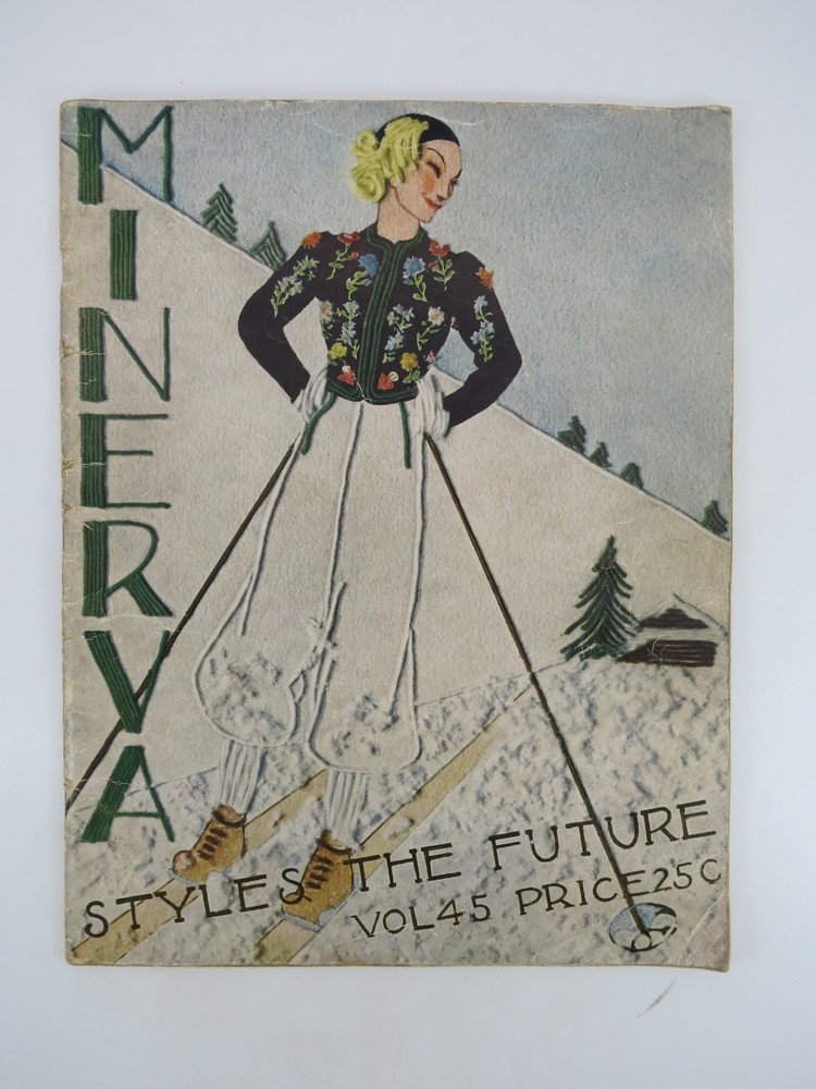 MINERVA KNITTING MANUAL #45 1936 - STYLES OF THE FUTURE