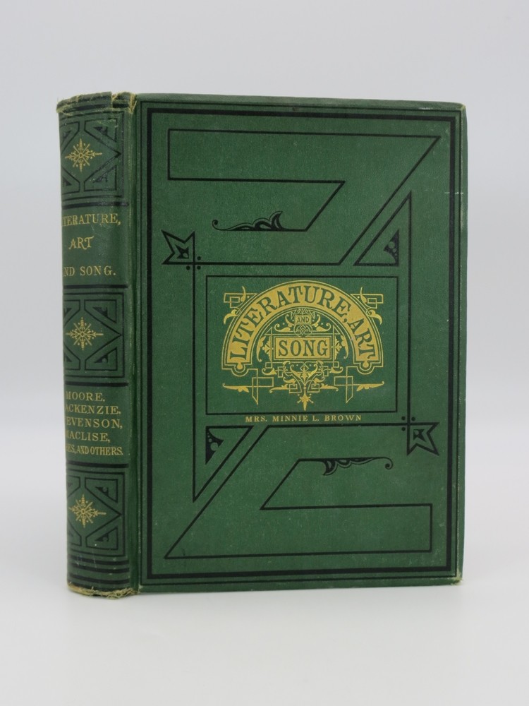 Image for LITERATURE, ART & SONG (FINE DECORATIVE BINDING) Moore's Melodies & American Poems; a Biography, & a Critical Review of Lyric Poets LITERATURE, ART & SONG (FINE DECORATIVE BINDING) Moore's Melodies & American Poems; a Biography, & a Critical Review of Lyric Poets