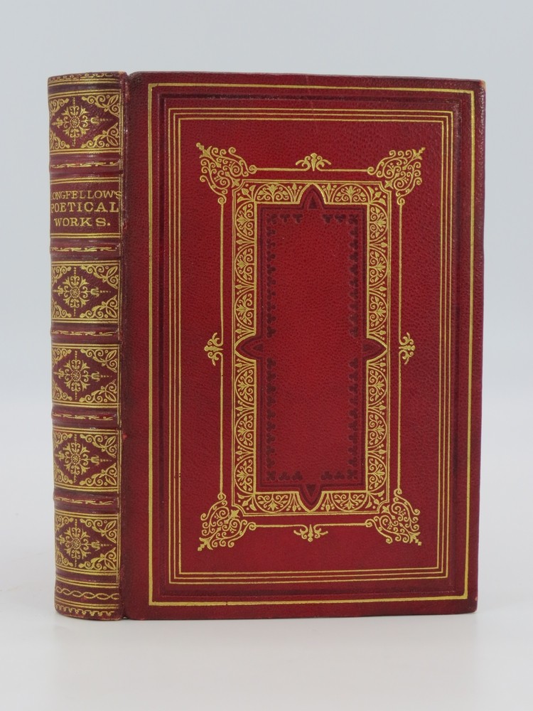 THE POETICAL WORKS OF HENRY WADSWORTH LONGFELLOW (LEATHER BOUND)
