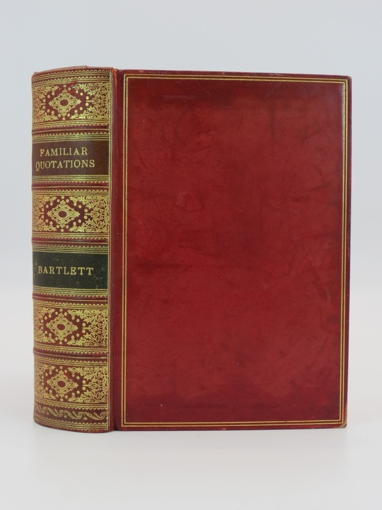 Image for FAMILIAR QUOTATIONS (LEATHER BOUND) FAMILIAR QUOTATIONS (LEATHER BOUND)