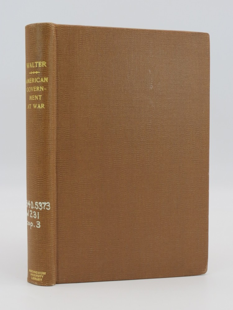 AMERICAN GOVERNMENT AT WAR