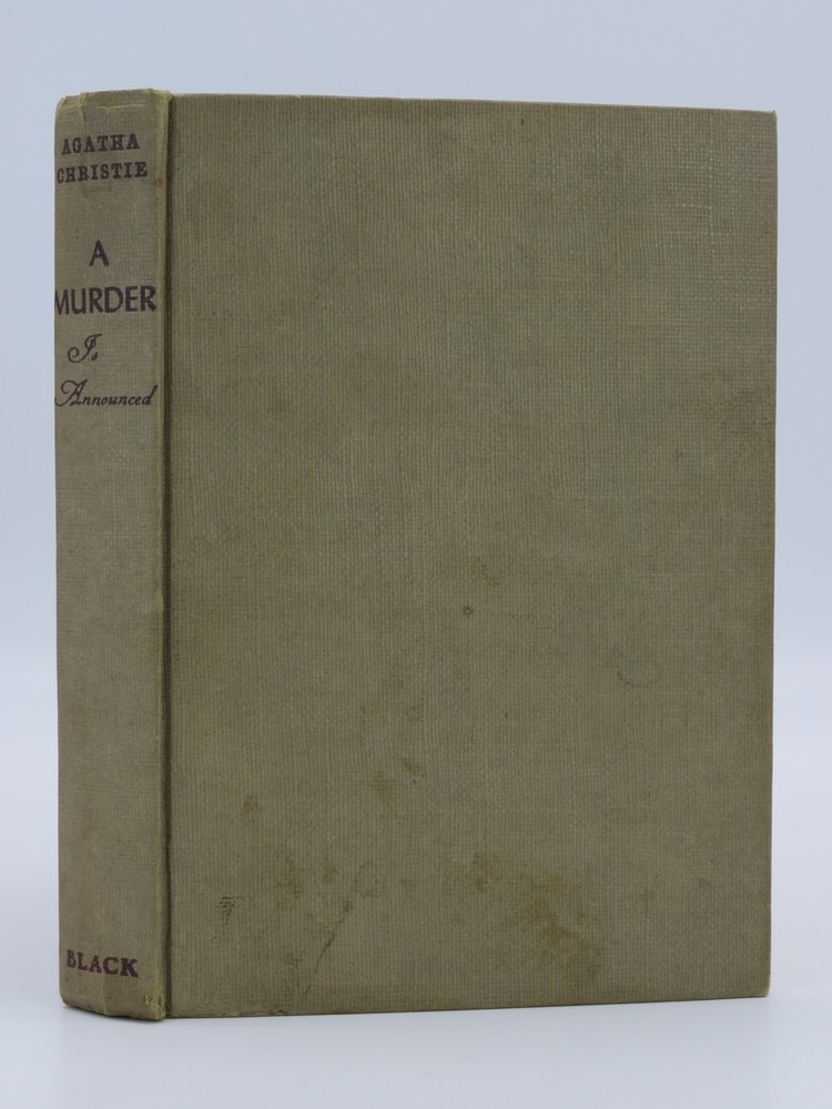 A MURDER IS ANNOUNCED