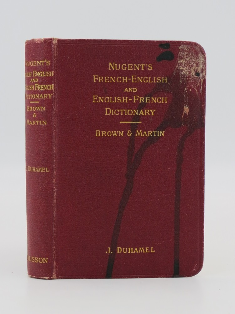 NUGENT'S POCKET-DICTIONARY OF THE FRENCH AND ENGLISH LANGUAGES