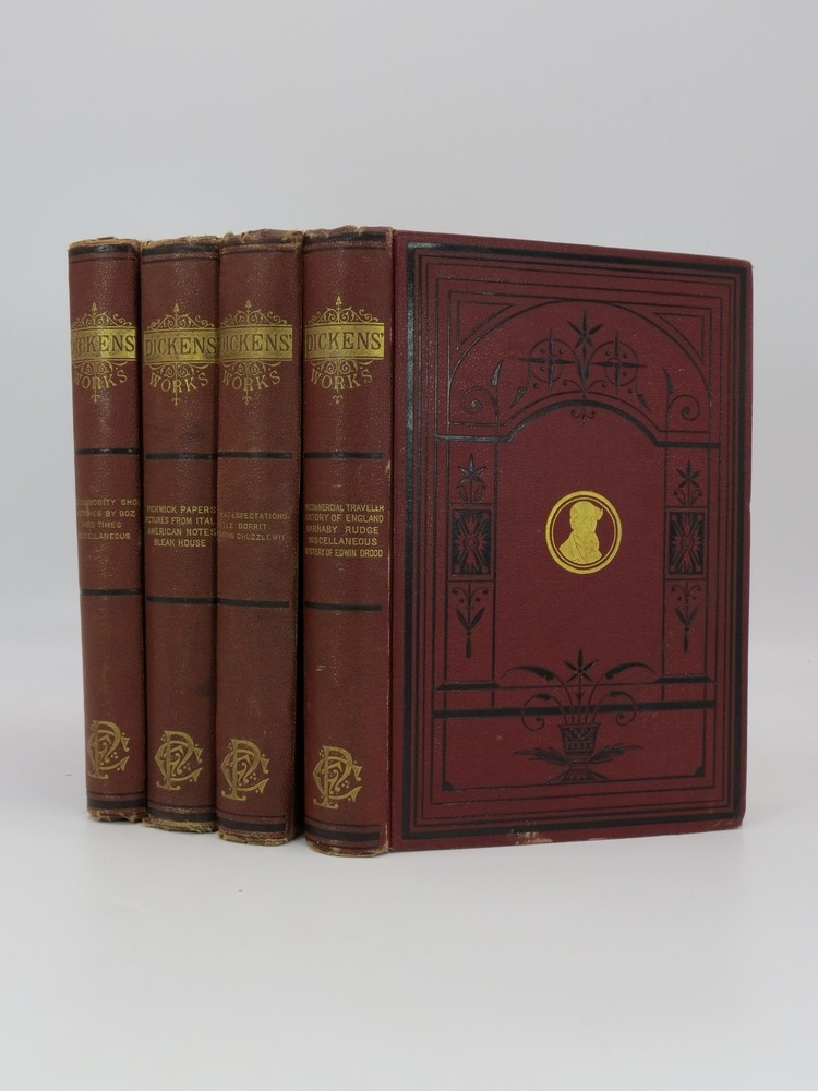 THE WORKS OF CHARLES DICKENS (COMPLETE IN 4 VOLUMES)