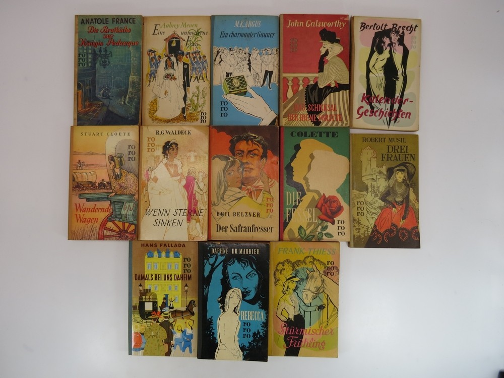 13 VINTAGE GERMAN LANGUAGE BOOKS COLLECTION