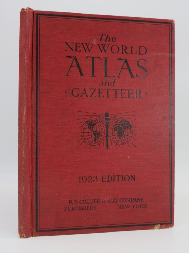 THE NEW WORLD ATLAS AND GAZETTEER 1923 EDITION