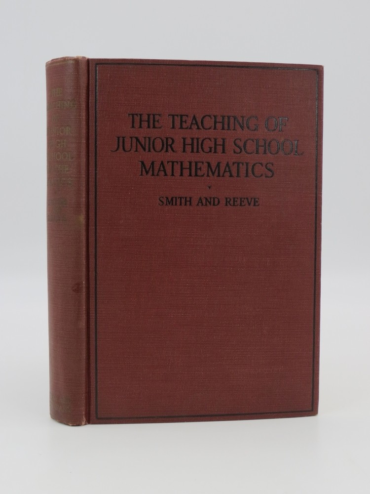 THE TEACHING OF JUNIOR HIGH SCHOOL MATHEMATICS