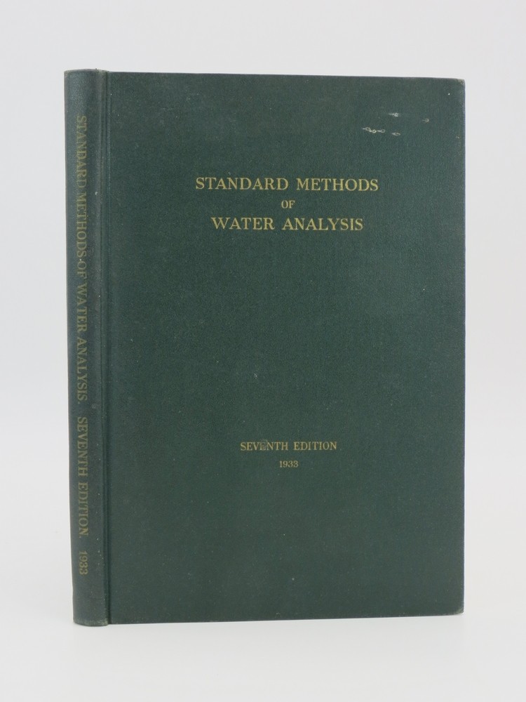 STANDARD METHODS FOR THE EXAMINATION OF WATER AND SEWAGE