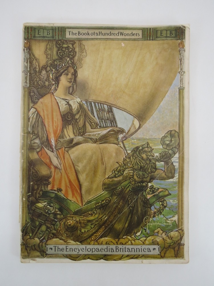 THE ENCYCLOPAEDIA BRITANNICA (RARE PROMOTIONAL MAGAZINE) The Book of a Hundred Wonders