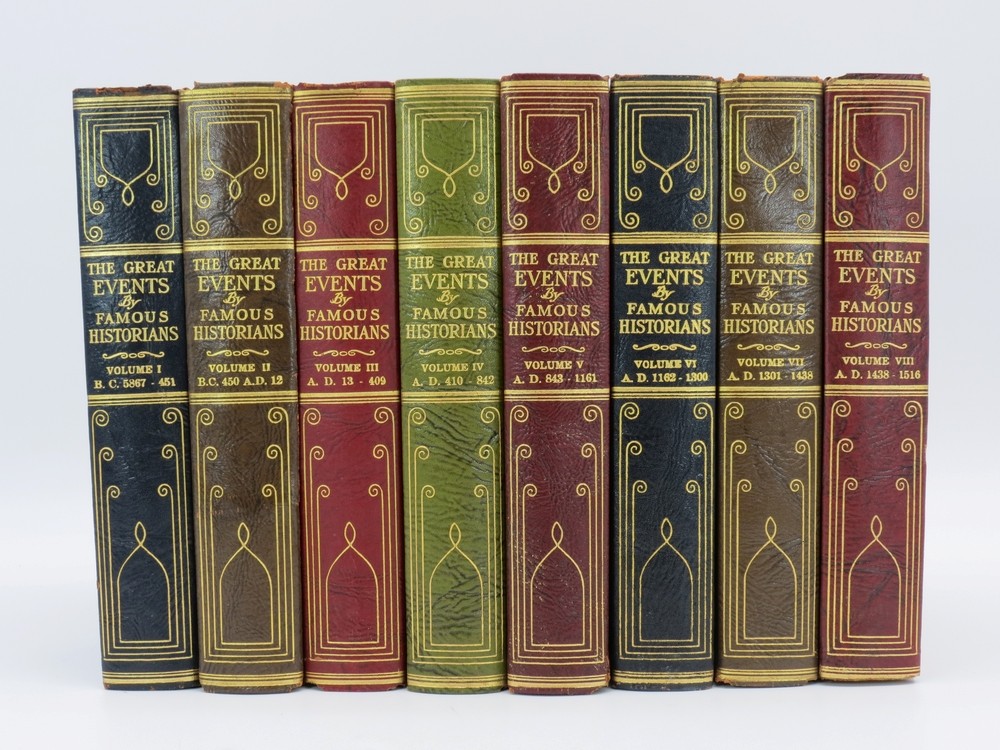 THE GREAT EVENTS BY FAMOUS HISTORIANS (16 DECORATIVE VOLUMES)