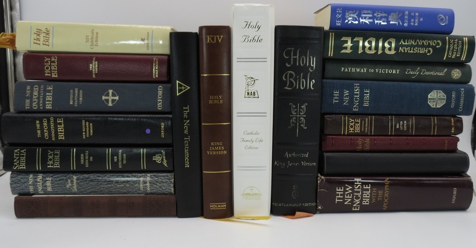 COLLECTION OF 20 BIBLES - VINTAGE TO CURRENT