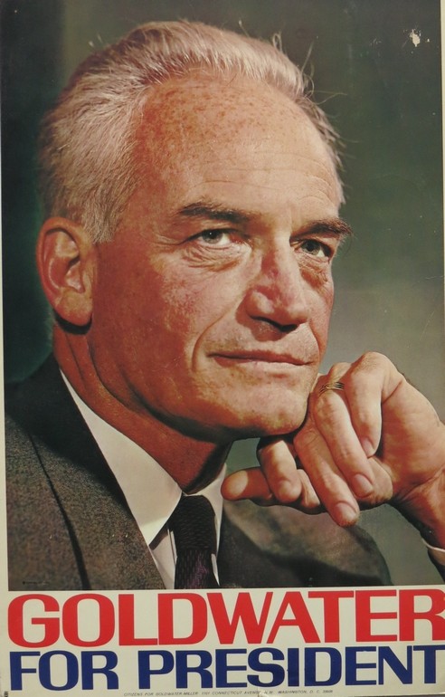 BARRY GOLDWATER FOR PRESIDENT CAMPAIGN SIGN POSTER 17