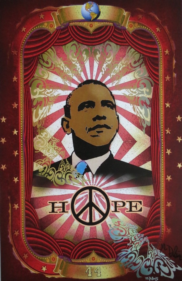 RARE BARACK OBAMA 2009 PRESIDENT HOPE POSTER 18