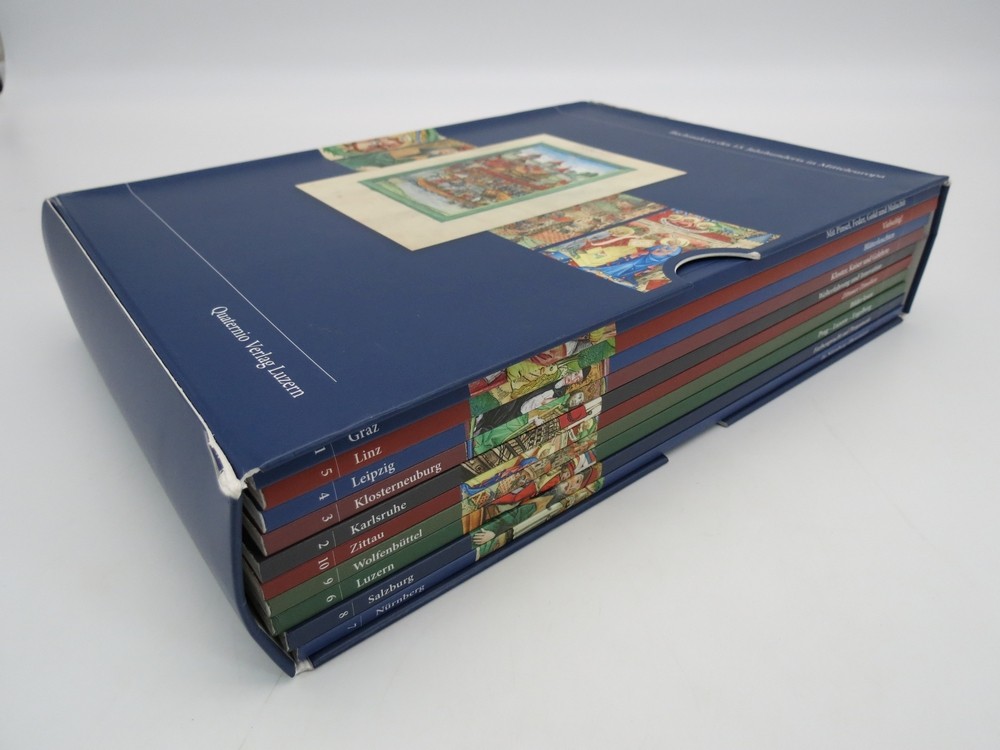 BUCHMALEREI DES 15. JAHRHUNDERTS IN MITTELEUROPA; 10 Bibliotheken; 10 Ausstellingen; 10 Kataloge