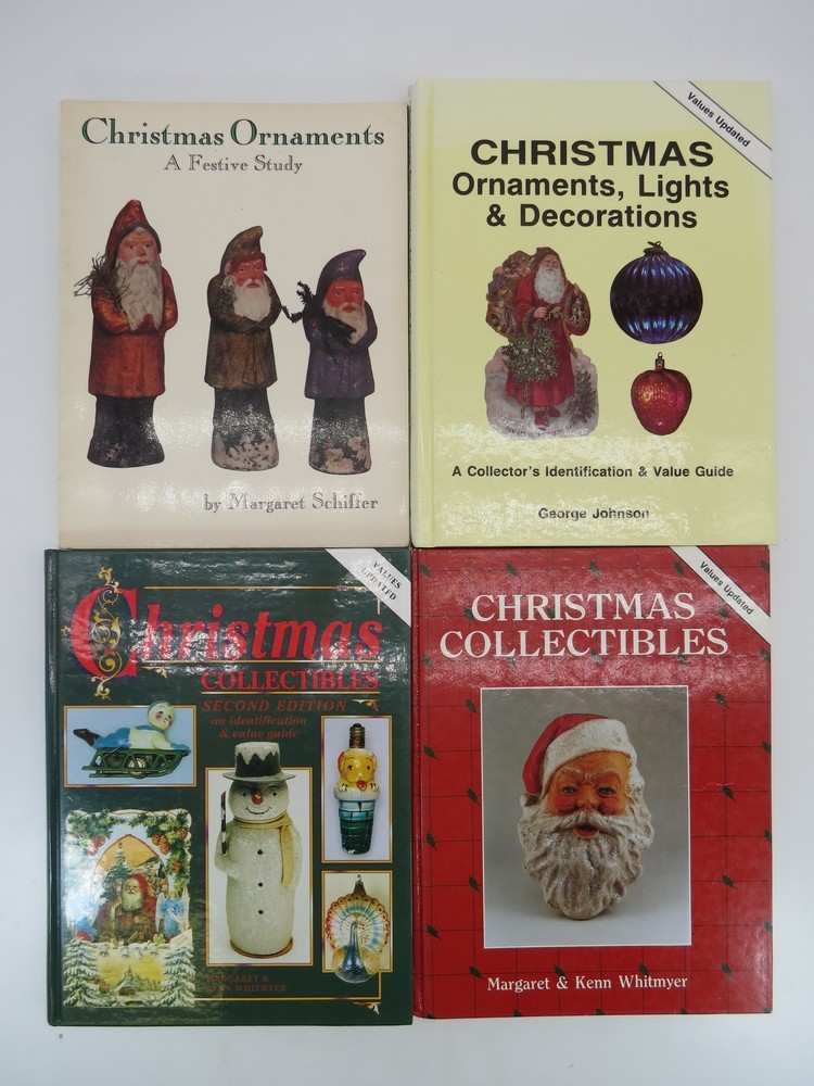 4 CHRISTMAS ORNAMENTS & DECORATIONS COLLECTORS BOOK GUIDES