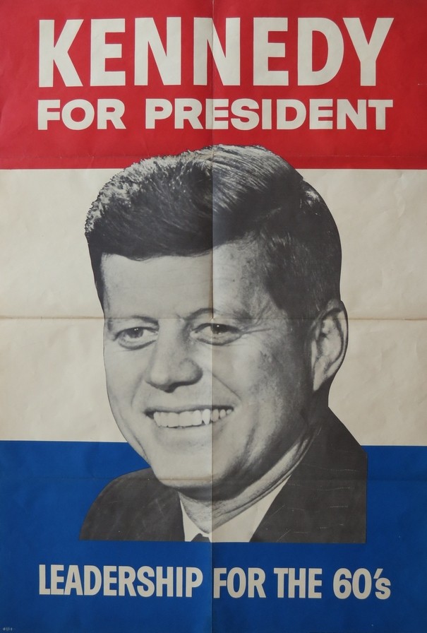ORIGINAL JOHN F. KENNEDY PRESIDENTIAL CAMPAIGN POSTER 41