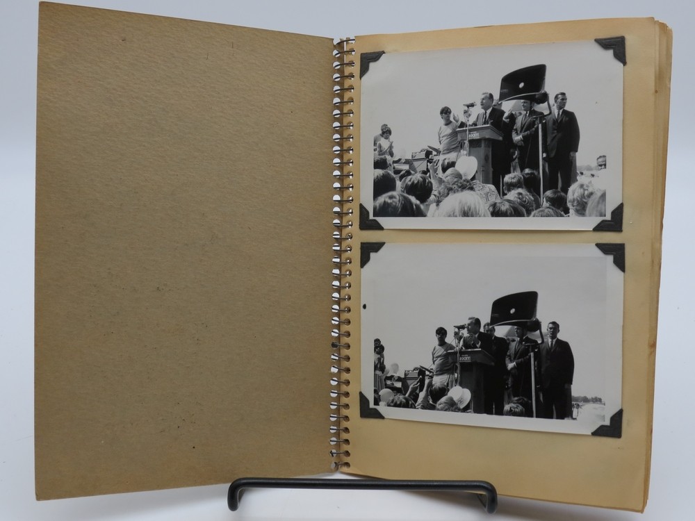 NELSON ROCKEFELLER 1966-1968 ORIGINAL GOVERNOR CAMPAIGN PHOTO ALBUM NEW YORK