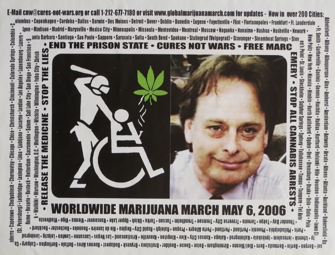 RARE FREE MARC EMERY 2006 WORLD WIDE MARIJUANA MARCH 22