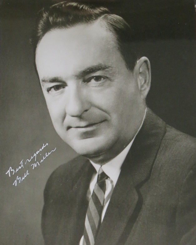 ORIGINAL SIGNED WILLIAM E. MILLER VINTAGE PHOTO REPUBLICAN US SENATOR CONGRESSMAN FROM NEW YORK
