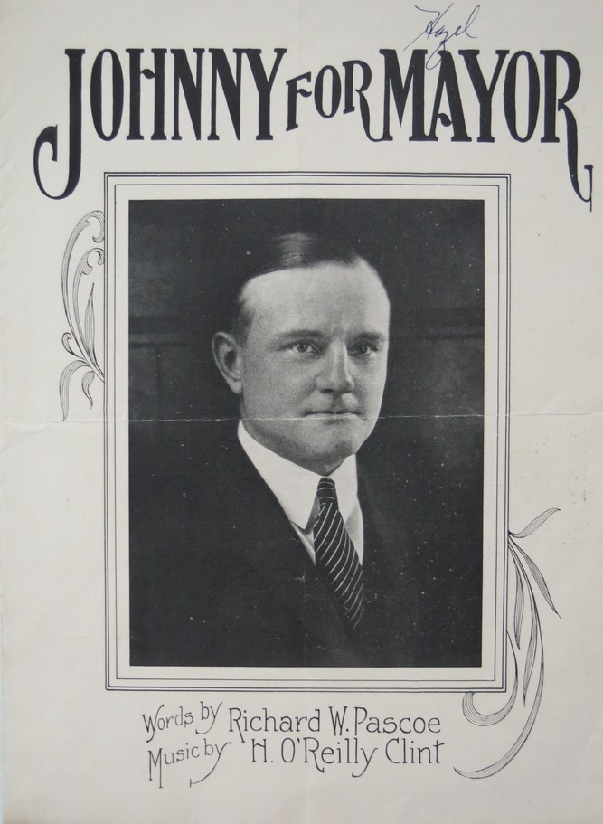 RARE JOHN W. SMITH DETROIT MICHIGAN MAYOR 1924-1928 CAMPAIGN SHEET MUSIC