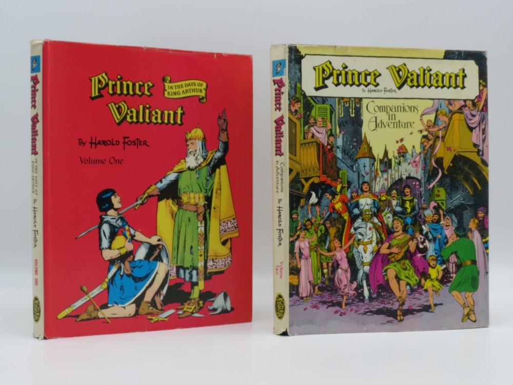 PRINCE VALIANT (TWO VOLUME SET) In the Days of King Arthur (Volume One) ; Companions in Adventure (Volume Two)