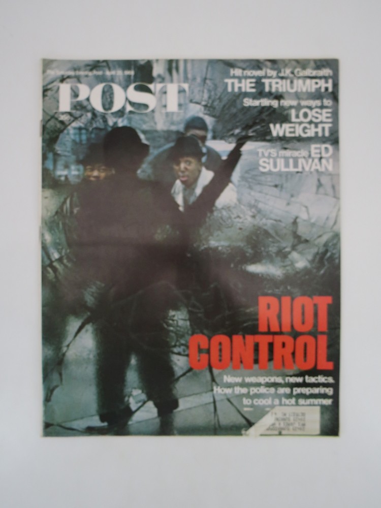 SATURDAY EVENING POST MAGAZINE APRIL 20, 1968 (RIOT CONTROL)