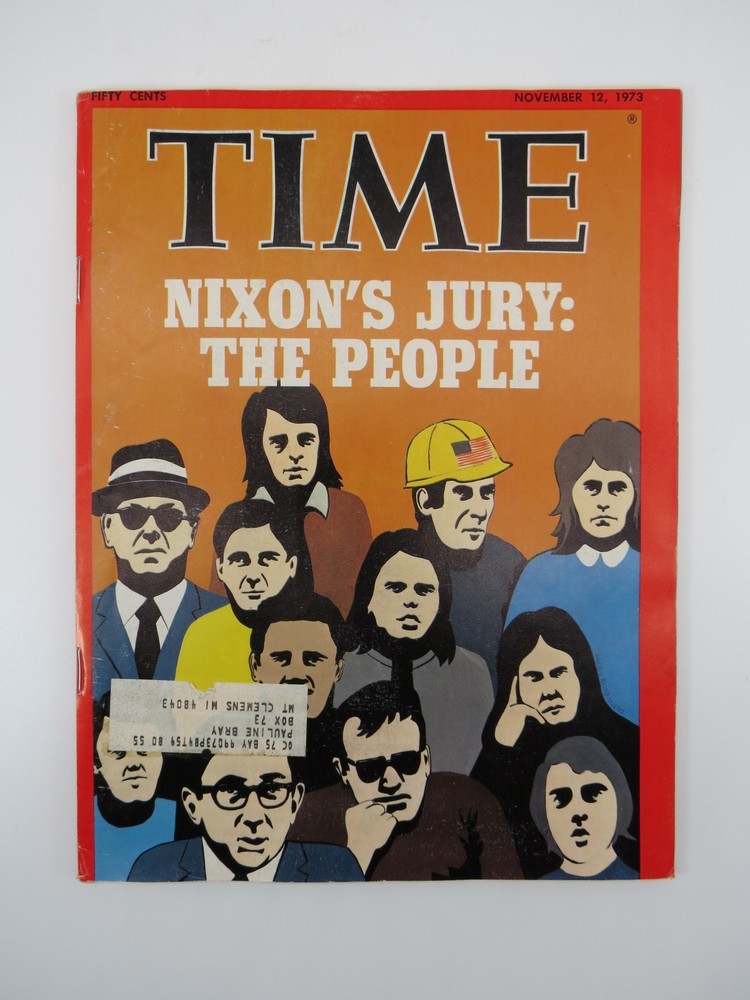 TIME MAGAZINE NOVEMBER 12, 1973 (NIXON'S JURY: THE PEOPLE) ; The People