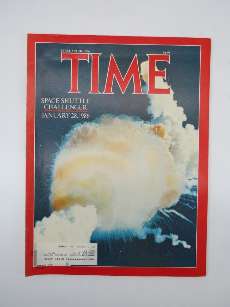 TIME MAGAZINE FEBRUARY 10, 1986 (SPACE SHUTTLE CHALLENGER COVER)