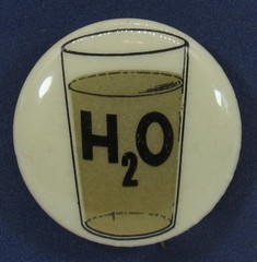 BARRY GOLDWATER H2O CAMPAIGN BUTTON 3/4