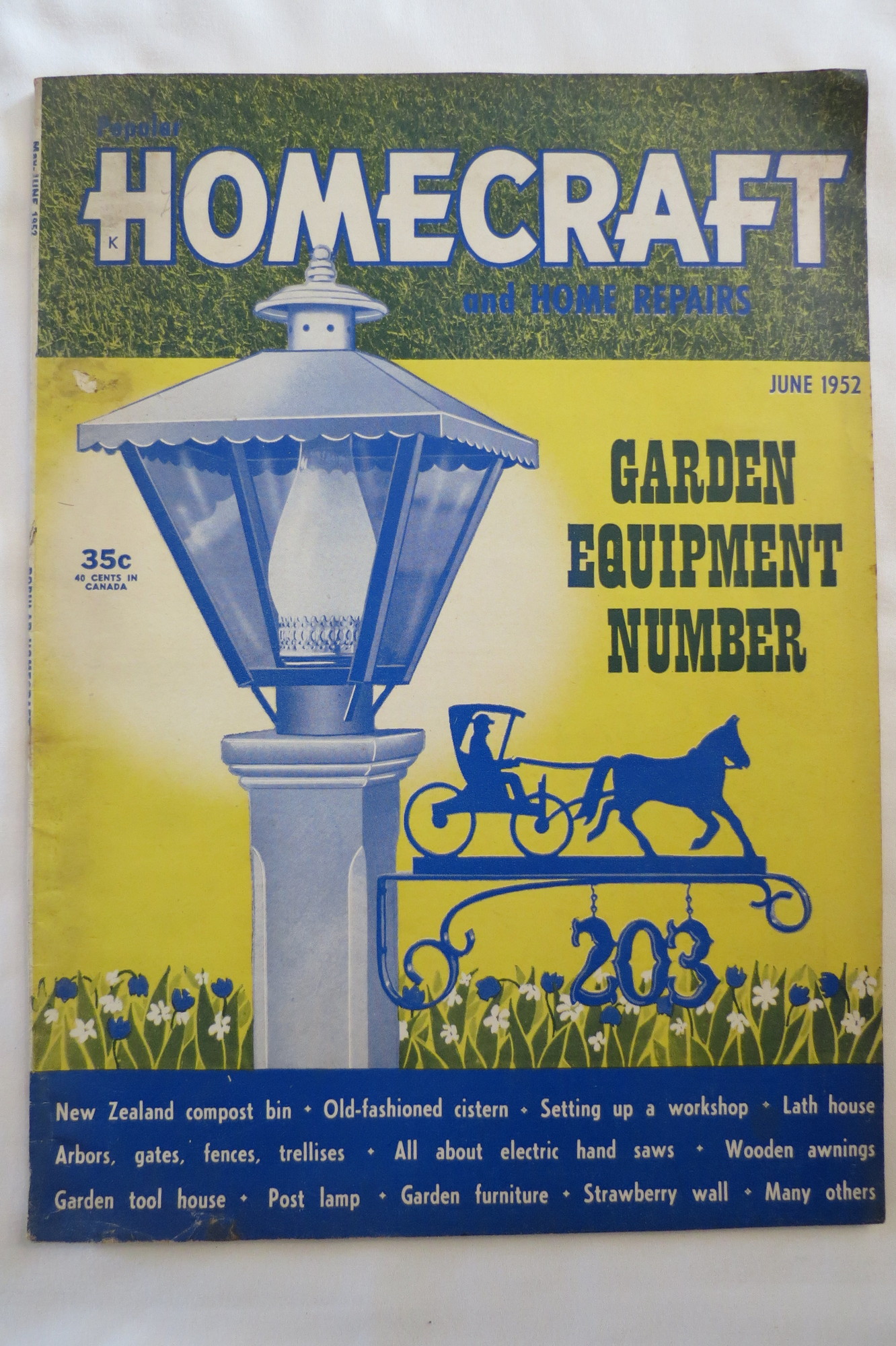 Image for HOMECRAFT AND HOME REPAIRS CATALOG MAGAZINE GARDEN EQUIPMENT NUMBER, JUNE 1952