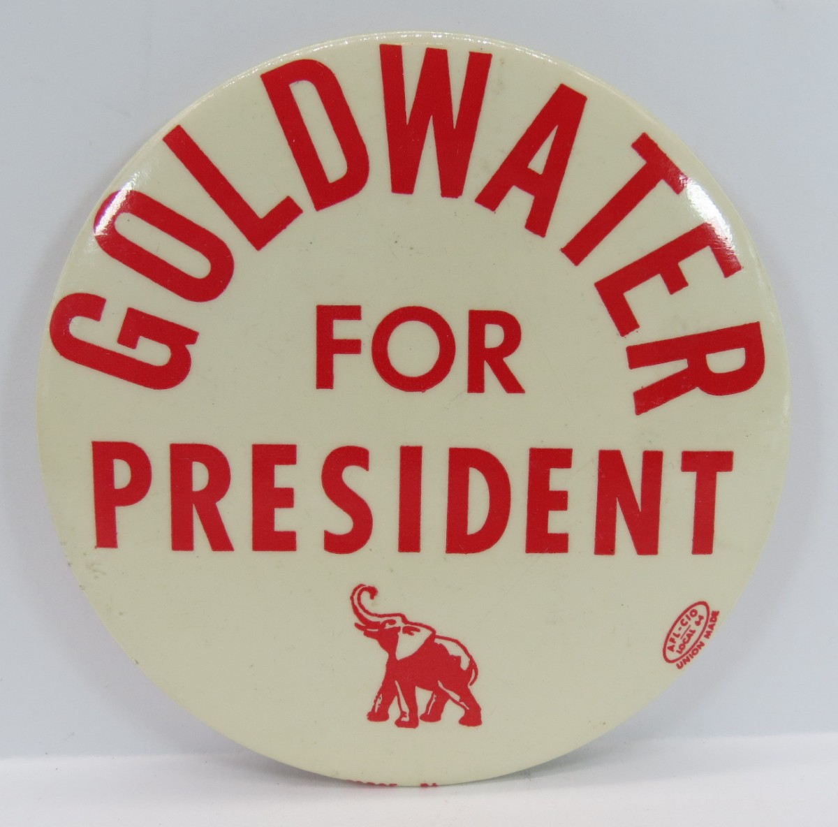 BARRY GOLDWATER FOR PRESIDENT 1964 CAMPAIGN BUTTON 3
