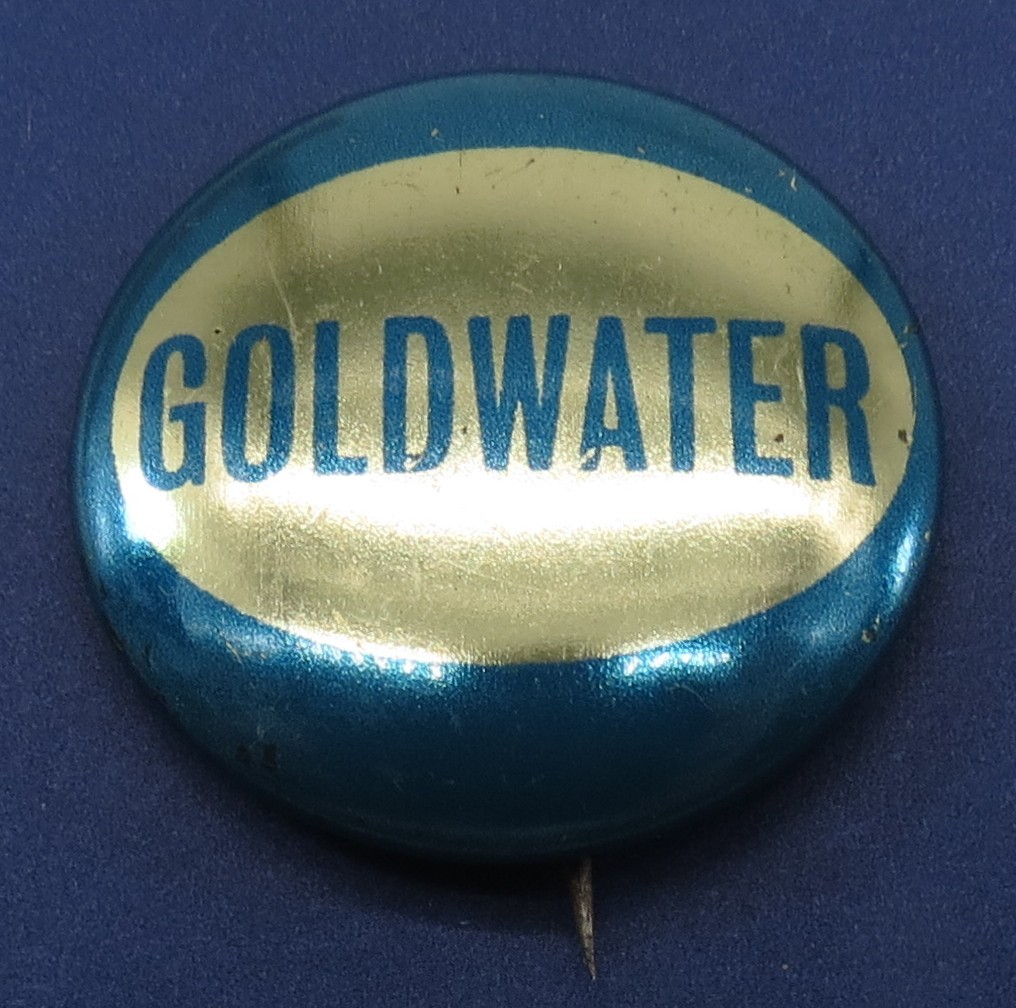 BARRY GOLDWATER 1964 PRESIDENTIAL CAMPAIGN BUTTON 1
