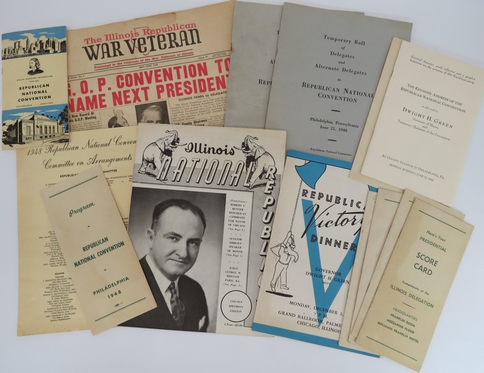 1946-1951 REPUBLICAN EPHEMERA NATIONAL CONVENTION COLLECTION