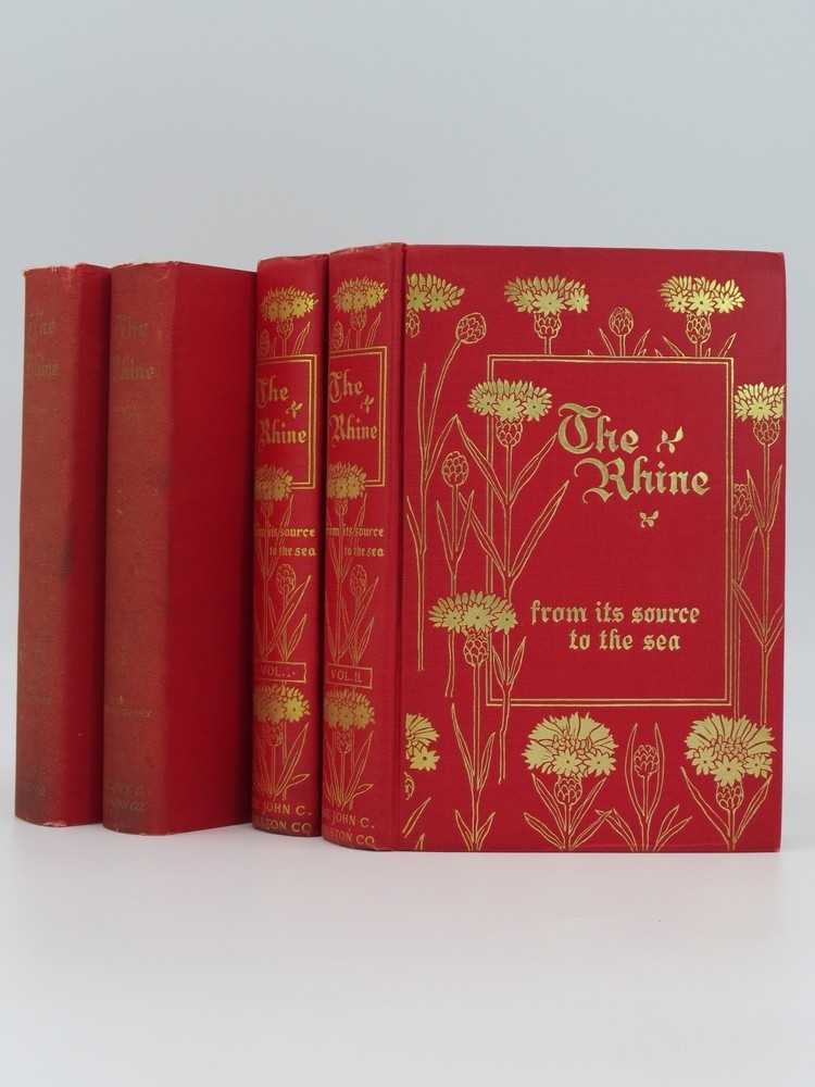 THE RHINE FROM ITS SOURCE TO THE SEA (2 VOLUMES) (FINE DECORATIVE BINDINGS)