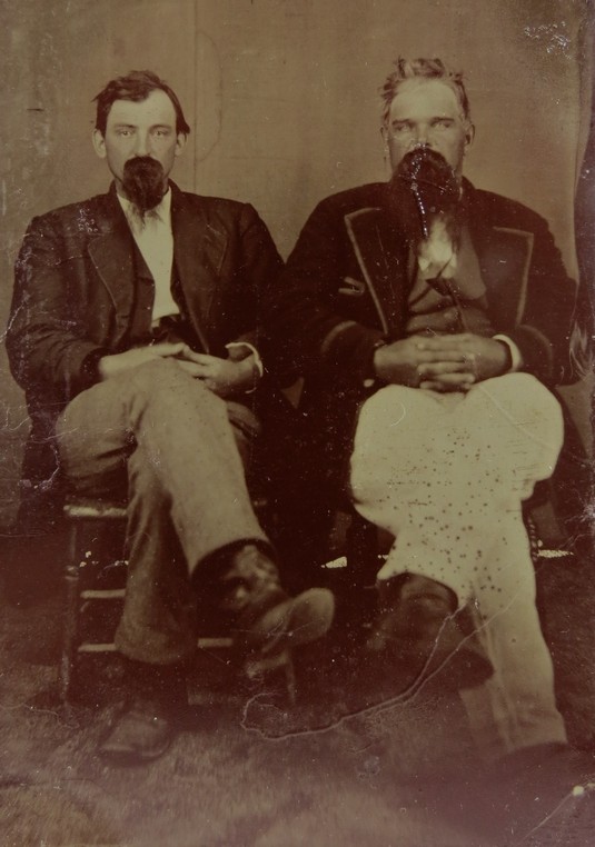 CIVIL WAR ERA TINTYPE PHOTO WITH FRATERNAL LODGE OR BAND COAT INDIANA MARKLE OR HAMILTON FAMILY